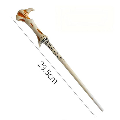 Harry Potter Light Up Wand – Voldemort & Hermione Magic Stick for Halloween Cosplay, Wizard Role Play Prop, Glowing Plastic