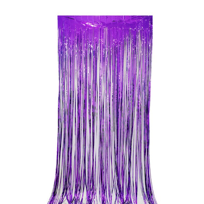 Shiny Tinsel Rain Curtain – Holographic Fringe Door Curtain for Birthday, Wedding & Outdoor Backdrop Decor