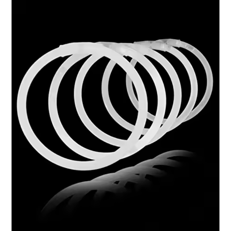 100 Pcs 8" Glow Sticks Bulk Party Pack, Neon Light Up Bracelets & Necklaces with Connectors for Concert, Halloween & Birthday