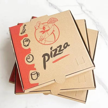 Wholesale Pizza Boxes 6-16 Inch - Foldable, Food Grade Takeaway Packaging