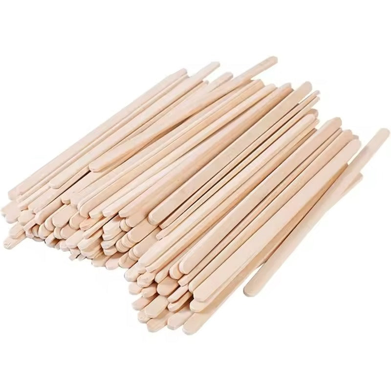 Eco-Friendly Bamboo & Wooden Stir Sticks - Disposable Coffee Stirrers for Café & Office