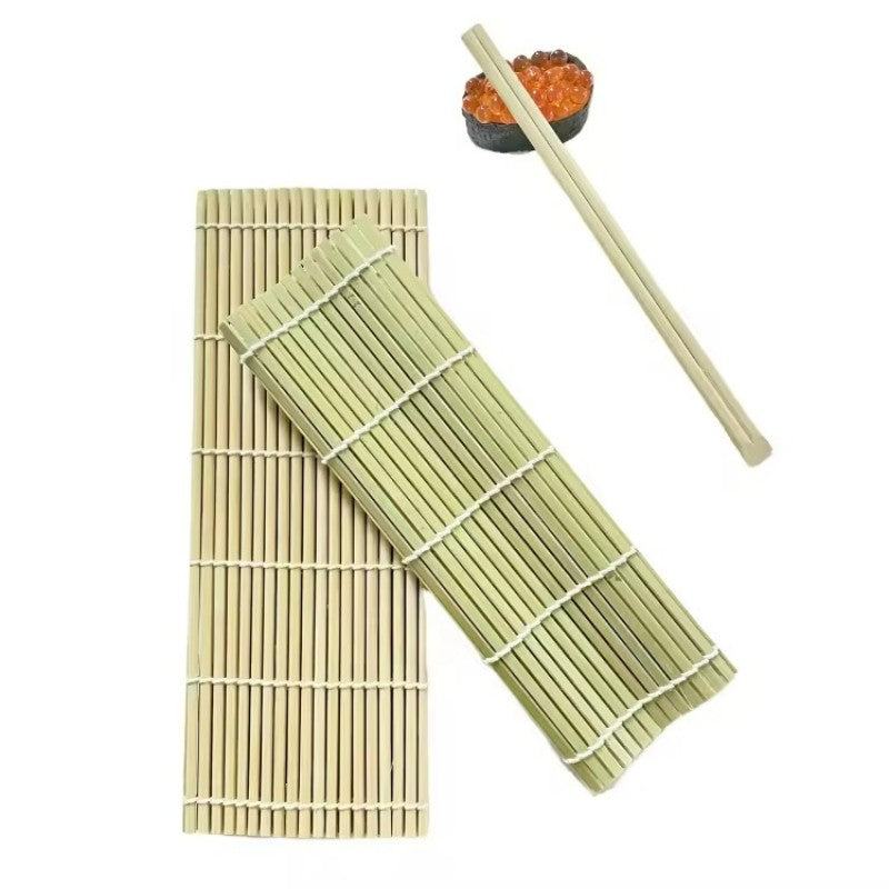 Eco-Friendly Bamboo Sushi Mat - Reusable & Easy-Clean Square Design