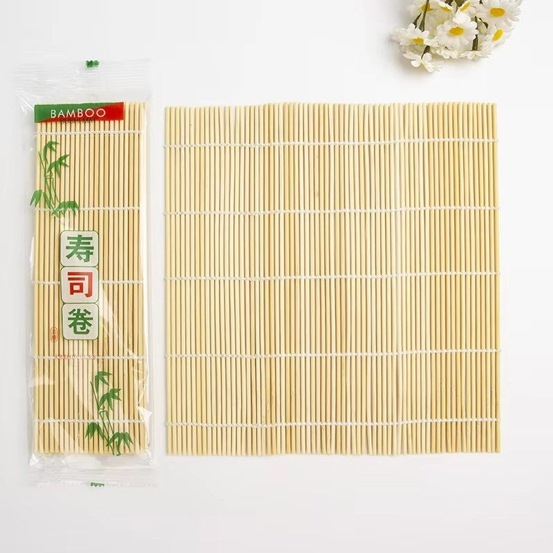 Eco-Friendly Bamboo Sushi Mat - Reusable & Easy-Clean Square Design