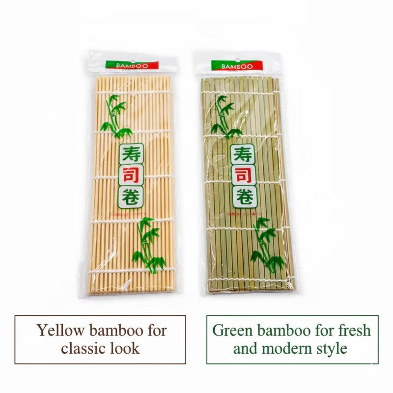 Eco-Friendly Bamboo Sushi Mat - Reusable & Easy-Clean Square Design
