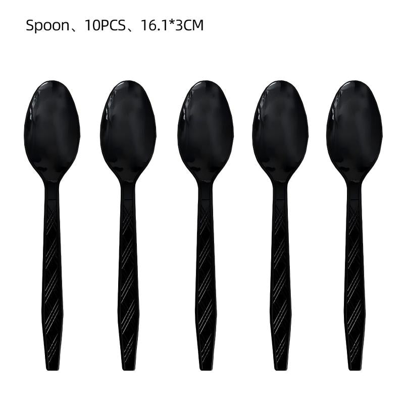 Spooky Night Halloween Party Set – Disposable Plates, Cups & Bunting Banner for Haunted House, Themed Celebration & Tableware (7″/9″ Plates, Cups, Napkins, Tablecloth, Bunting, Backdrop, Gift Bags, Black Cutlery & Straws, Poster)