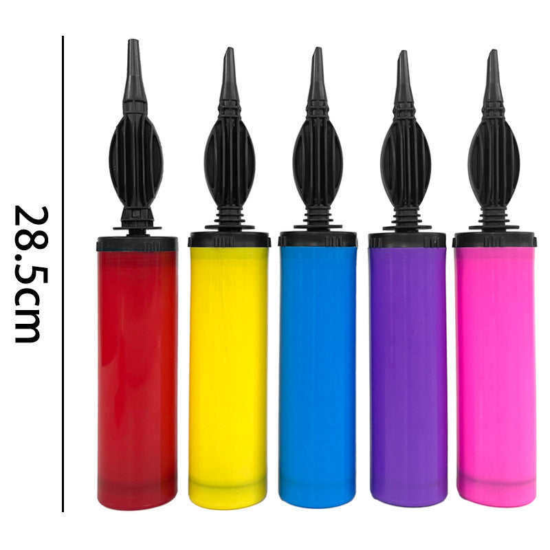 Balloon hand pump large 28.5cm round nozzle standard color assortment