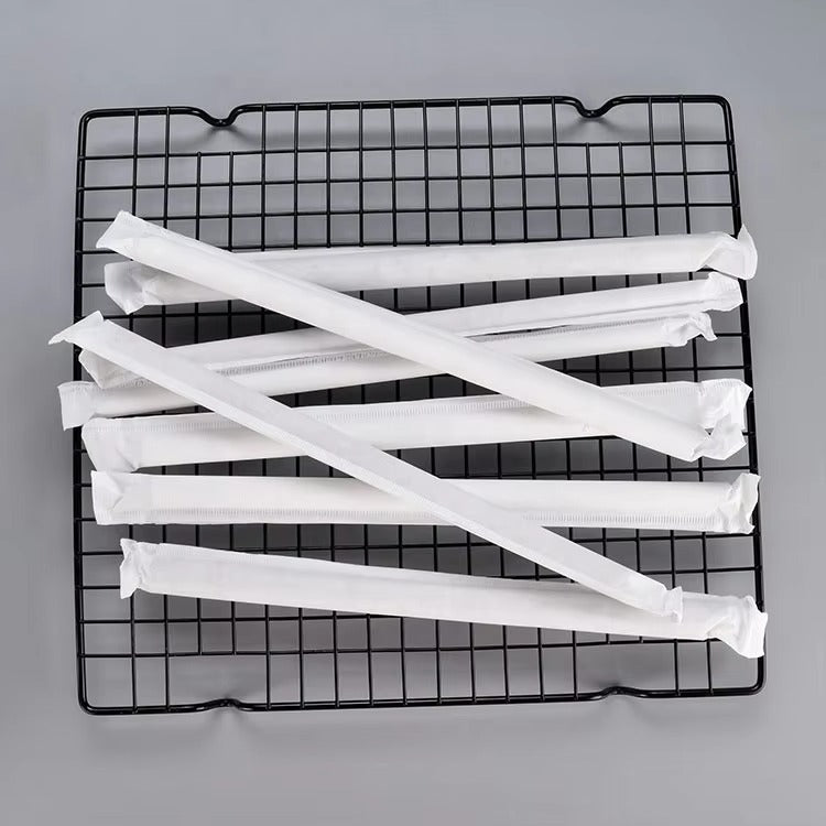 Complete Custom Paper Straw Series - 6/8/12mm Biodegradable & Individually Wrapped