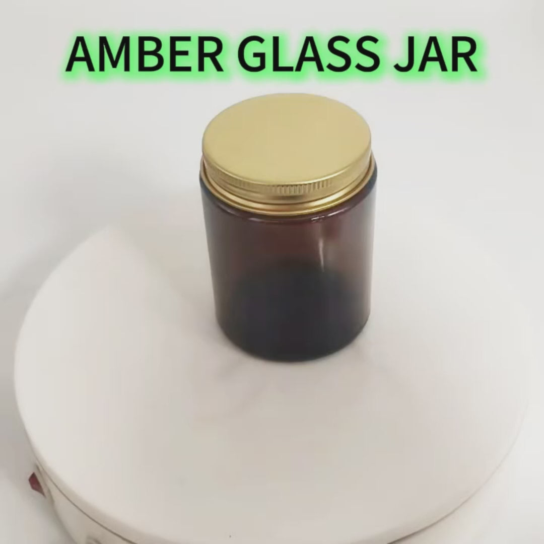 Video showing glass candle jar options