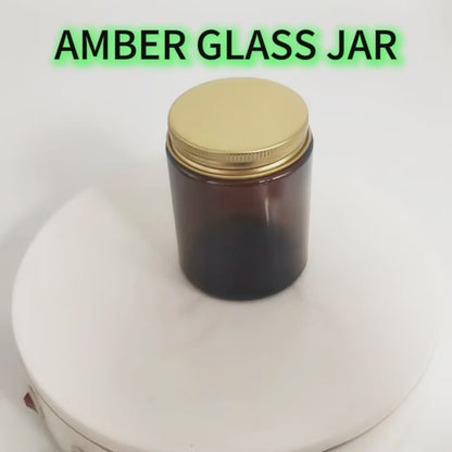 Video showing glass candle jar options