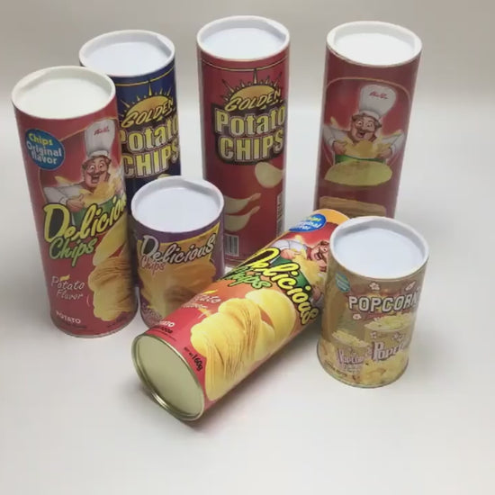 Video demonstrating a surprise snake jumping from a prank snack can