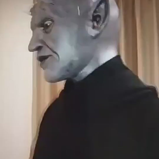 Video showing Halloween monster mask styles and character details
