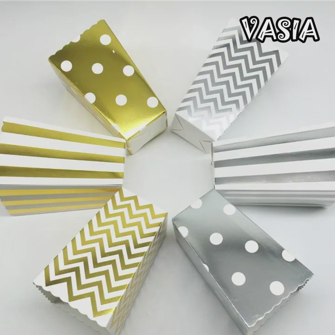 Video showing paper popcorn box designs