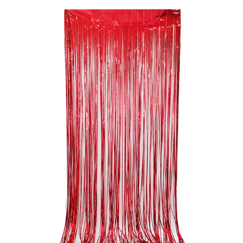 Shiny Tinsel Rain Curtain – Holographic Fringe Door Curtain for Birthday, Wedding & Outdoor Backdrop Decor