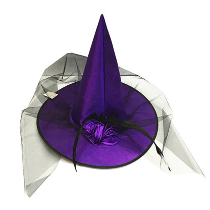 【2026 New】Halloween Witch Hats for Adults & Kids | 30+ Styles | Leather Rose Spider Wig Pirate Hats | Wholesale Mix & Match